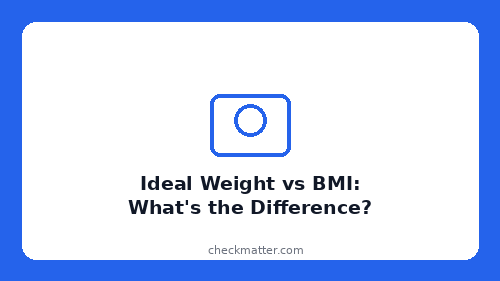 Ideal Weight vs BMI: What's the Difference and Which Should You Trust? - illustration