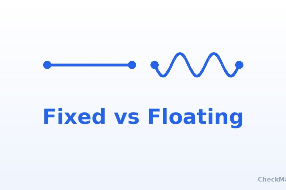 Fixed vs Floating Interest Rate: Which Saves You More on Your Loan EMI? - illustration