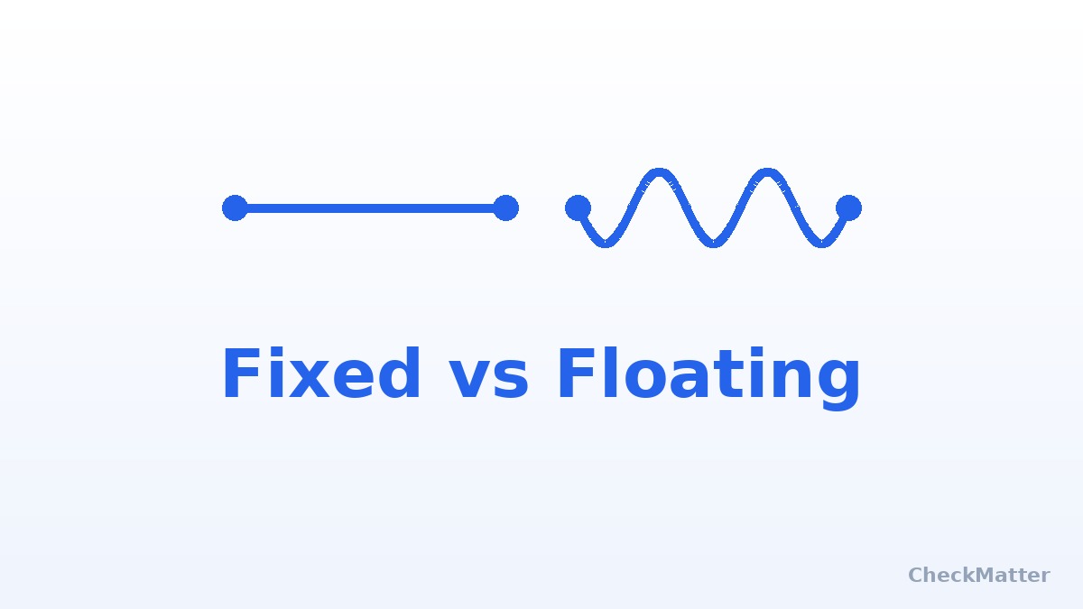 Fixed vs Floating Interest Rate