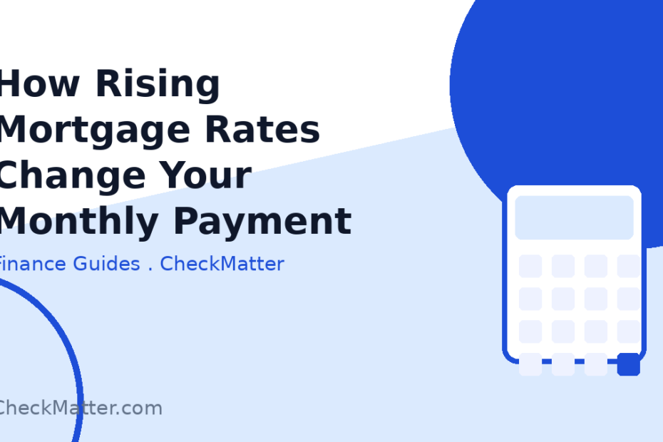 How Rising Mortgage Rates Are Changing Monthly Payments in 2026 (And How to Calculate Yours) - illustration