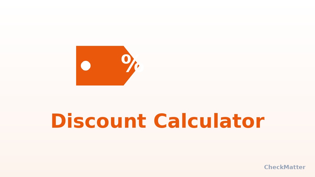 How to Calculate a Discount