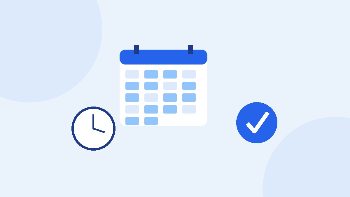 Working days calculator illustration