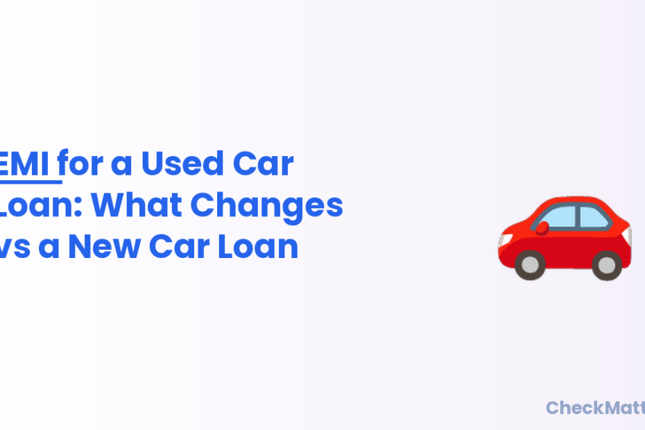 EMI for a used car loan illustration