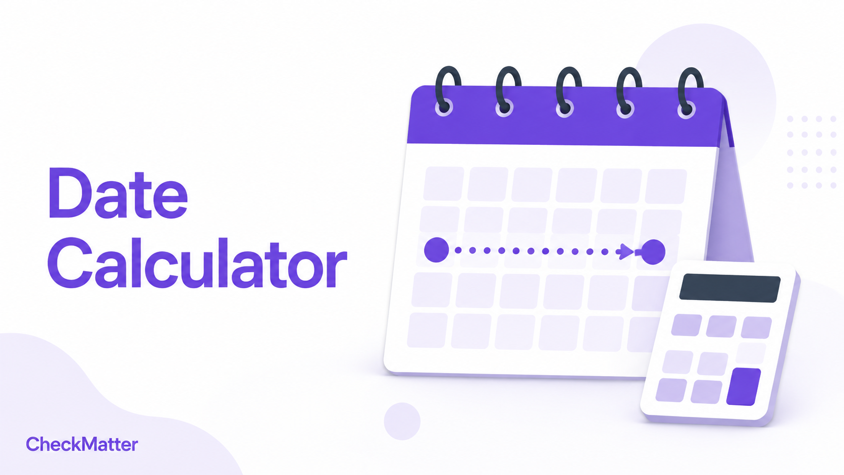 Days Between Two Dates Calculator illustration