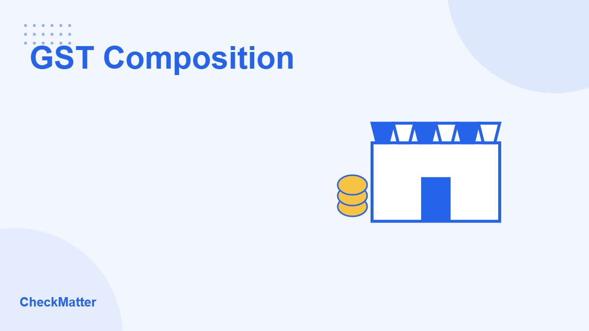GST composition scheme illustration