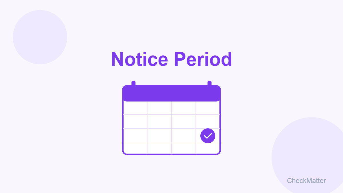 Notice period calculator illustration
