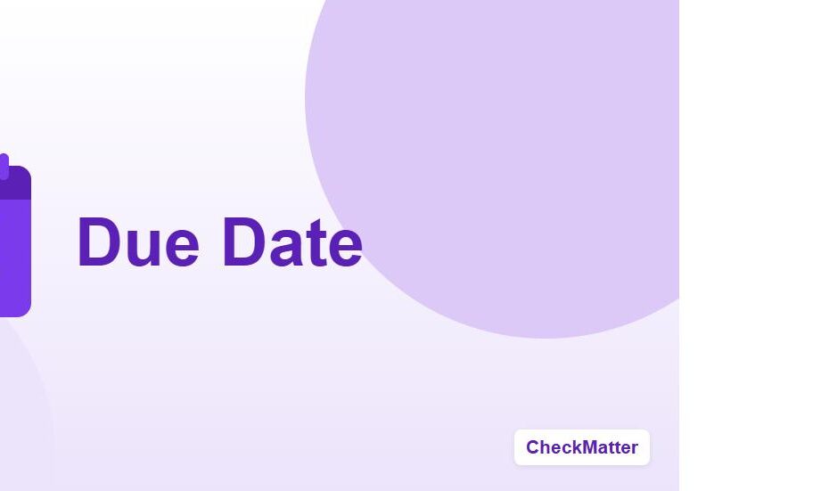 Pregnancy due date calculator illustration