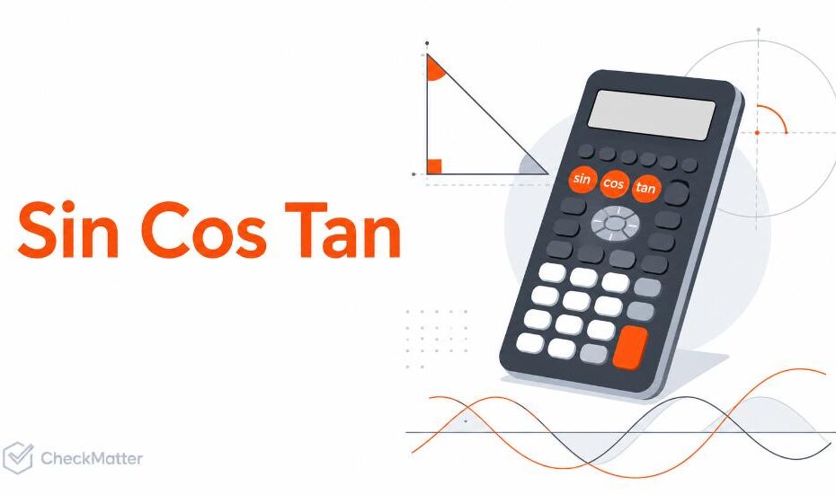 Sin cos tan calculator illustration