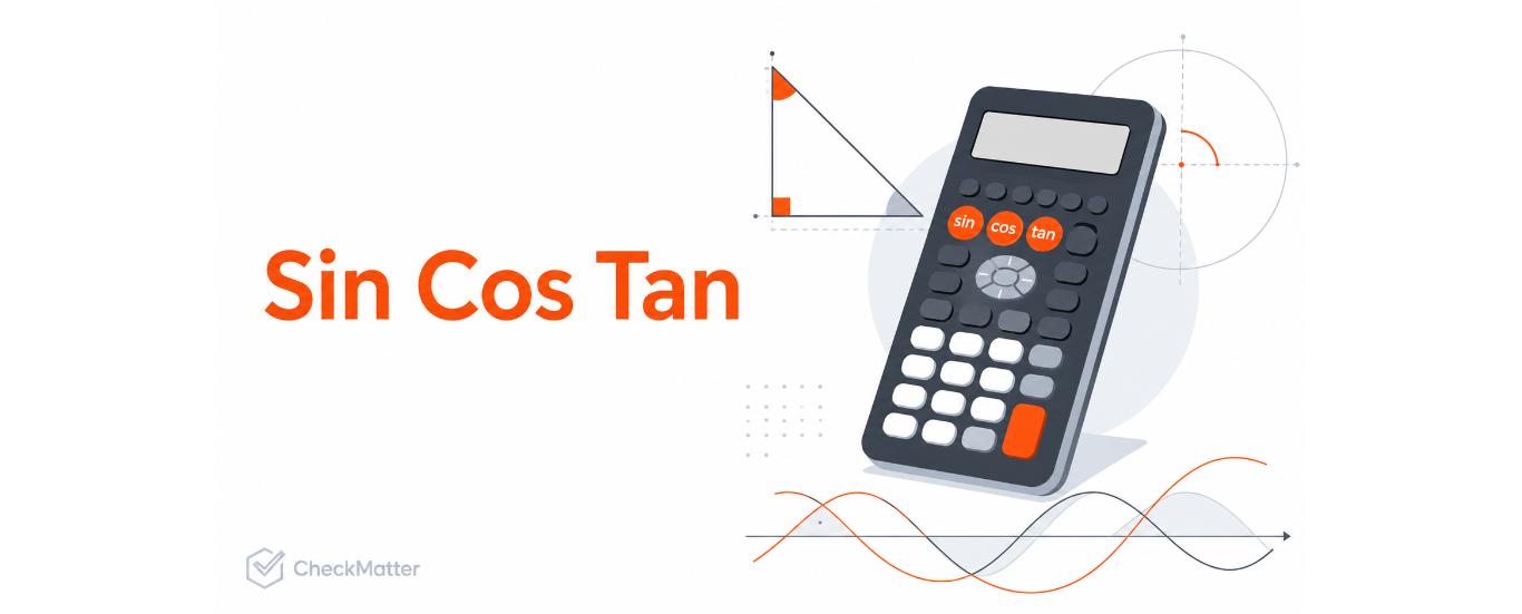 Sin cos tan calculator illustration