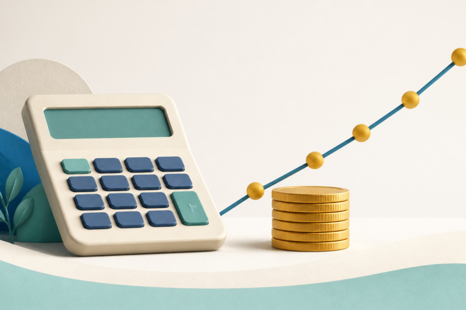 Simple interest formula with principal, rate and time